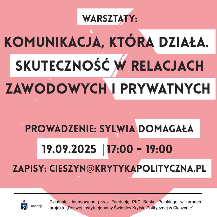 Warsztaty: Komunikacja, która działa.