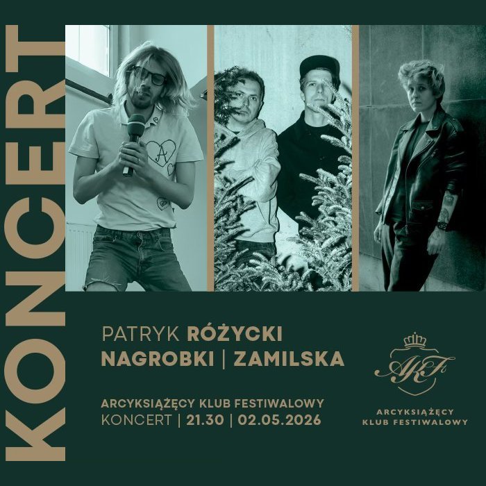Nagrobki, Zamilska, Patryk Różycki – koncert w ramach 28. Kina na Granicy